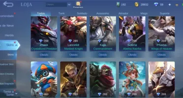 CONTA MOBILE LEGENDS - EPIC E COLLECTOR