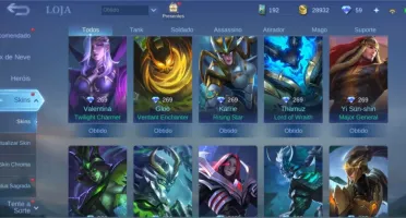 CONTA MOBILE LEGENDS - EPIC E COLLECTOR