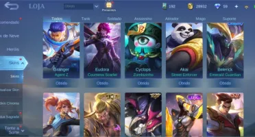 CONTA MOBILE LEGENDS - EPIC E COLLECTOR