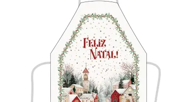 Avental de Cozinha 80x60cm - Vila e Natal