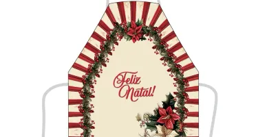 Avental de Cozinha 80x60cm - Vila e Natal