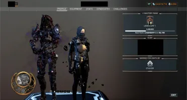 2 conta warframe uma mr31 lendario - ''mr14 tudo cash shop''
