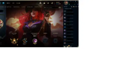 Conta lol ouro 4 com 146 campeoes e 69 skins