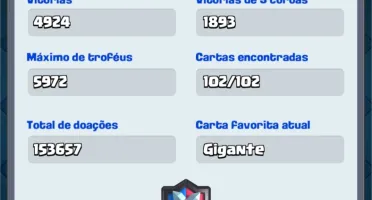 Conta Clash Royale - 3.567 gemas, Nível 13
