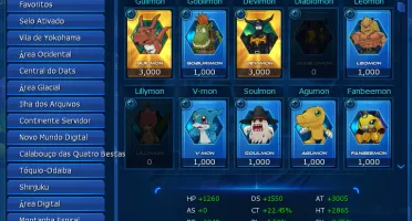 Conta Ladmo ZEED e Omegamon X , shoutmonDX , FangShin