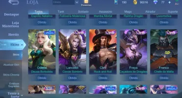 Conta mobile Legends