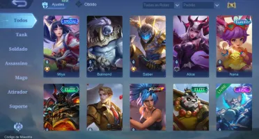 Conta mobile Legends