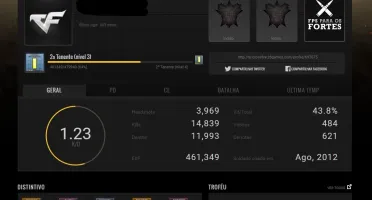Conta Crossfire 2o Tenente nivel 3 + 4 Vip