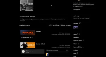 CONTA MAIN STEAM CS 2 PRIME 4 ANOS