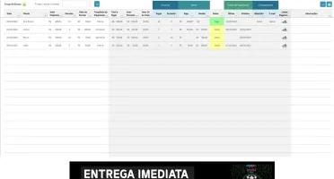 Planilha Controle de Empréstimos Diários ou Semanais