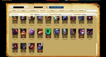 Conta League Of Legends Prata 1