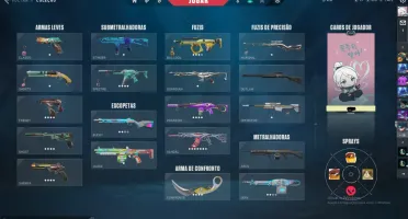 Conta valorant com skins de vandal