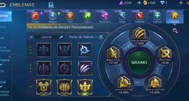 conta mobile legends top