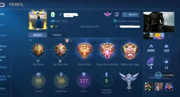 conta mobile legends top