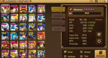 Conta iniciante Summoner War