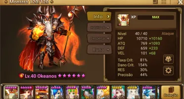 Conta iniciante Summoner War