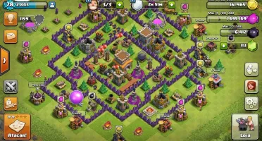 Clash of clans cv8 bem upada