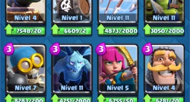 Conta Clash Royale lv 12 60% pro 13, 5400+ trofeis