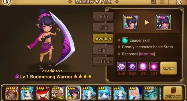 Reroll Summoners War lvl10 com Martina + Kashmir