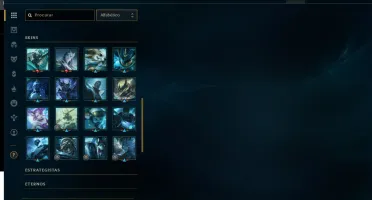 CONTA LOL PLATINA II TODOS CAMPEÕS + 173 SKINS
