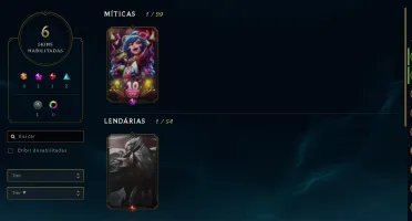 Conta League of Legends LEVEL 59 HONRA 3 6 SKINS (M7 YASUO)
