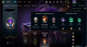 Conta ouro lol 230+ skins
