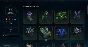 Conta ouro lol 230+ skins