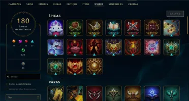 Conta ouro lol 230+ skins