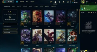 CONTA PLAT 1 LOL SMURF