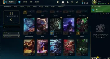 CONTA PLAT 1 LOL SMURF