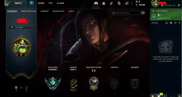 CONTA PLAT 1 LOL SMURF