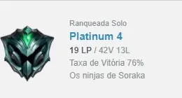 Conta smurf - Platina 4 - Email não confirmado