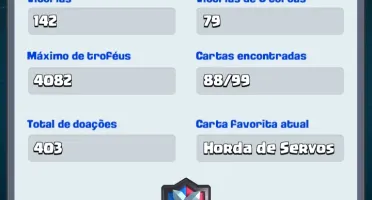 CONTA CLASH ROYALE 4K DE TROFÉUS