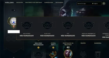 Unranked com 60 Champs e 22 Skins