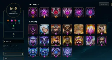 Conta Mestre Split 1 544 Skins League Of Legends