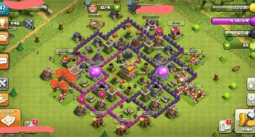CLASH OF CLANS CV 7 QUASE FULL