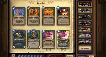 CONTA HEARTHSTONE MAIN CAÇADOR/HUNTER (CONTÉM LENDARIAS)