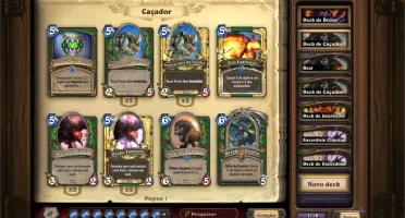 CONTA HEARTHSTONE MAIN CAÇADOR/HUNTER (CONTÉM LENDARIAS)