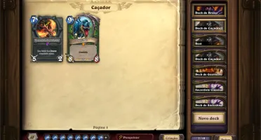 CONTA HEARTHSTONE MAIN CAÇADOR/HUNTER (CONTÉM LENDARIAS)