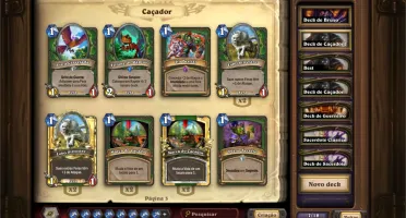 CONTA HEARTHSTONE MAIN CAÇADOR/HUNTER (CONTÉM LENDARIAS)