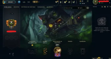 Conta League of Legends Full Acesso - 119 Champs e 52 Skins