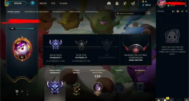 CONTA DIAMANTE I - LEAGUE OF LEGENDS
