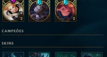 CONTA DIAMANTE I - LEAGUE OF LEGENDS