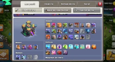 Conta Clash of Clans CV13