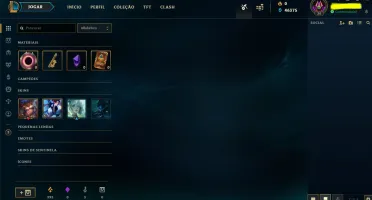 ACC LOL 30 (UNRANKED), SKINS BOAS, CHAMPS E 46K DE EA
