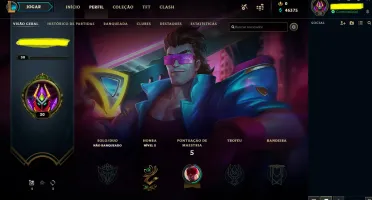 ACC LOL 30 (UNRANKED), SKINS BOAS, CHAMPS E 46K DE EA