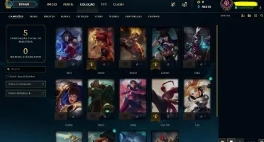 ACC LOL 30 (UNRANKED), SKINS BOAS, CHAMPS E 46K DE EA