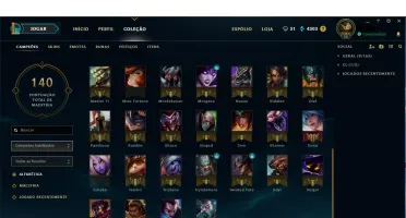 Conta de LoL mmr OURO