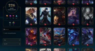Conta do league of legends (com 226 skins)