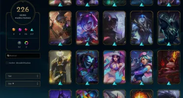 Conta do league of legends (com 226 skins)